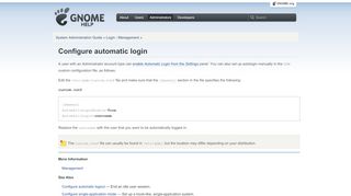 
                            2. Configure automatic login