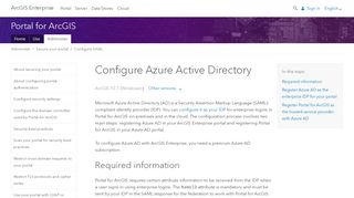 
                            1. Configure Azure Active Directory—Portal for ArcGIS (10.7 and 10.7.1 ...