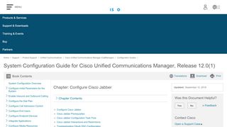 
                            3. Configure Cisco Jabber