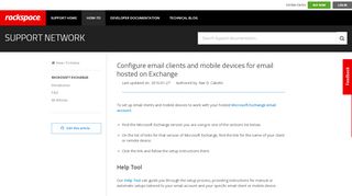 
                            3. Configure email clients and mobile devices for ... - Rackspace