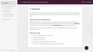 
                            1. Configure SSH to use two-factor authentication | Ubuntu tutorials