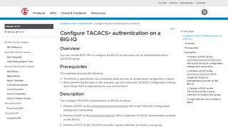 
                            9. Configure TACACS+ authentication on a BIG-IQ