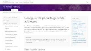 
                            7. Configure the portal to geocode addresses—Portal for ArcGIS | ArcGIS ...