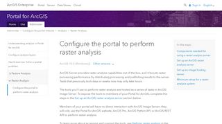 
                            3. Configure the portal to perform raster analysis—Portal for ArcGIS (10.5 ...