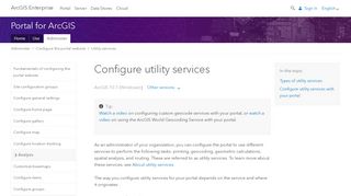 
                            4. Configure utility services—Portal for ArcGIS (10.7 and 10.7.1 ...