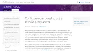 
                            4. Configure your portal to use a reverse proxy server - ArcGIS Enterprise