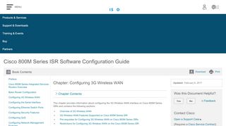 
                            5. Configuring 3G Wireless WAN - Cisco