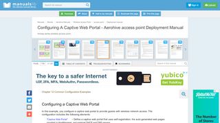 
                            9. Configuring A Captive Web Portal - Aerohive Access Point ...