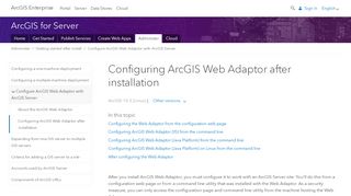 
                            6. Configuring ArcGIS Web Adaptor after installation—Documentation ...