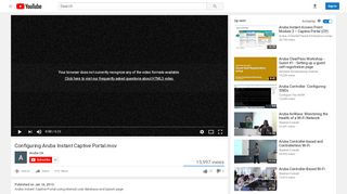 
                            5. Configuring Aruba Instant Captive Portal.mov - YouTube
