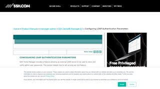 
                            5. Configuring LDAP Authentication Parameters | SSH …