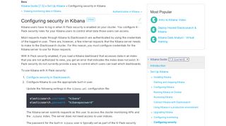 
                            7. Configuring security in Kibana | Kibana User Guide [7.3] | Elastic