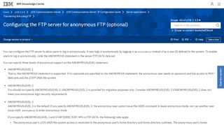 
                            9. Configuring the FTP server for anonymous FTP (optional)