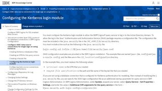 
                            8. Configuring the Kerberos login module - IBM