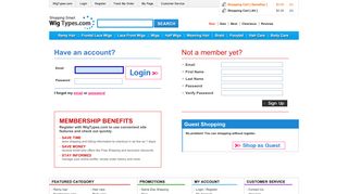 
                            1. Confirm Login & Register - WigTypes.com