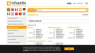 
                            8. Conjugação de amulatar no Dicionário Infopédia de Verbos ...