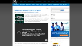 
                            2. Connect App Inventor to MySQL Database - Think Tank