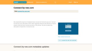 
                            9. Connect Hy Vee (Connect.hy-vee.com) - Log in to …