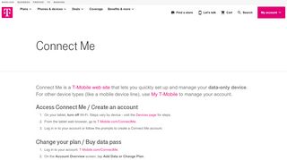 
                            10. Connect Me | T-Mobile Support