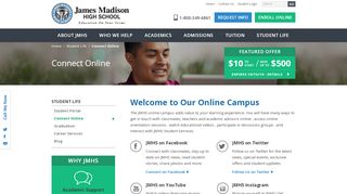
                            4. Connect Online at JMHS - James Madison High School
