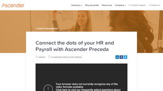 
                            4. Connect the dots of your HR and Payroll with Ascender Preceda