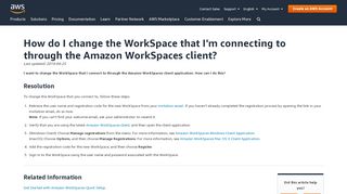 
                            2. Connect to a Different WorkSpace - Amazon Web Services