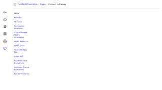 
                            4. Connect to Canvas: Student Orientation