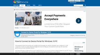 
                            4. Connect to Device Portal for Windows 10 PC | Tutorials - Windows ...