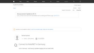 
                            4. Connect to HotelNET in Germany - Apple Community