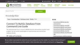 
                            8. Connect To MySQL Database From Command Line Guide