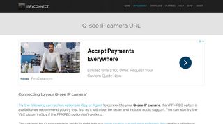 
                            7. Connect to Q-see IP cameras