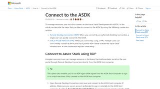 
                            4. Connect to the ASDK | Microsoft Docs