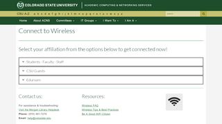 
                            6. Connect to Wireless | Academic Computing & Networking ...