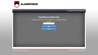 
                            9. Connect -- VideoRelay Invitation Key - Alarm Force Connect
