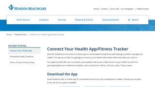 
                            3. Connect Your HealthApp/Fitness Tracker | Patient Portal | Munson ...