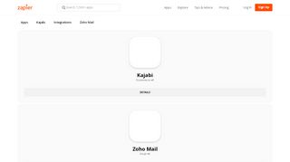 
                            6. Connect your Kajabi to Zoho Mail integration in 2 minutes | Zapier