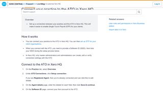 
                            6. Connect your practice to the ATO in Xero HQ - Xero Central
