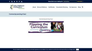 
                            4. Connect4Learning (C4L) - Early Childhood Webinars