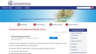 
                            3. Connecticut Unemployment Weekly Claims - FileUnemployment.org