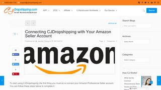 
                            9. Connecting CJDropshipping with Your Amazon Seller Account - Your ...