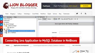 
                            7. Connecting Java Application to MySQL Database in NetBeans