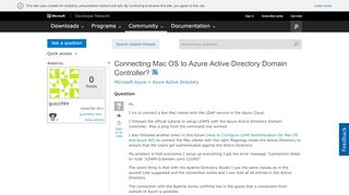 
                            8. Connecting Mac OS to Azure Active Directory …