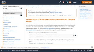 
                            6. Connecting to a DB Instance Running the PostgreSQL ...