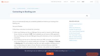 
                            8. Connecting to Booking.com | Sirvoy