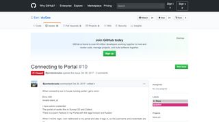 
                            6. Connecting to Portal · Issue #10 · Esri/AuGeo · GitHub