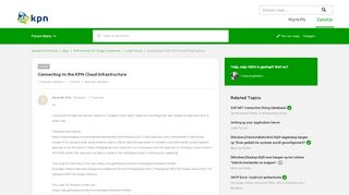 
                            3. Connecting to the KPN Cloud Infrastructure | Zakelijk KPN ...