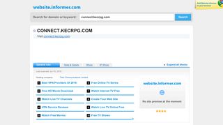 
                            4. connect.kecrpg.com at Website Informer. Visit Connect Kecrpg.