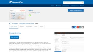 
                            7. ConnectWise Marketplace| Altaro