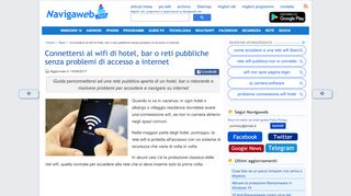 
                            4. Connettersi al wifi di hotel, bar o reti pubbliche senza problemi ...