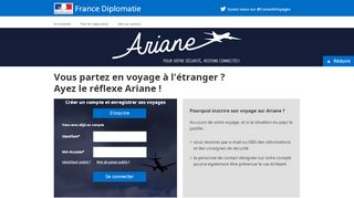 
                            3. Connexion - Ariane - France-Diplomatie